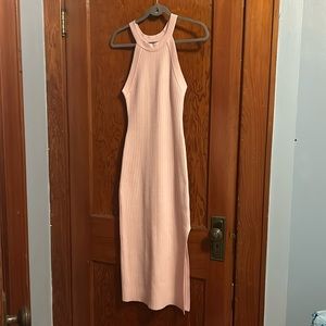 Wayf Pink Midi Dress